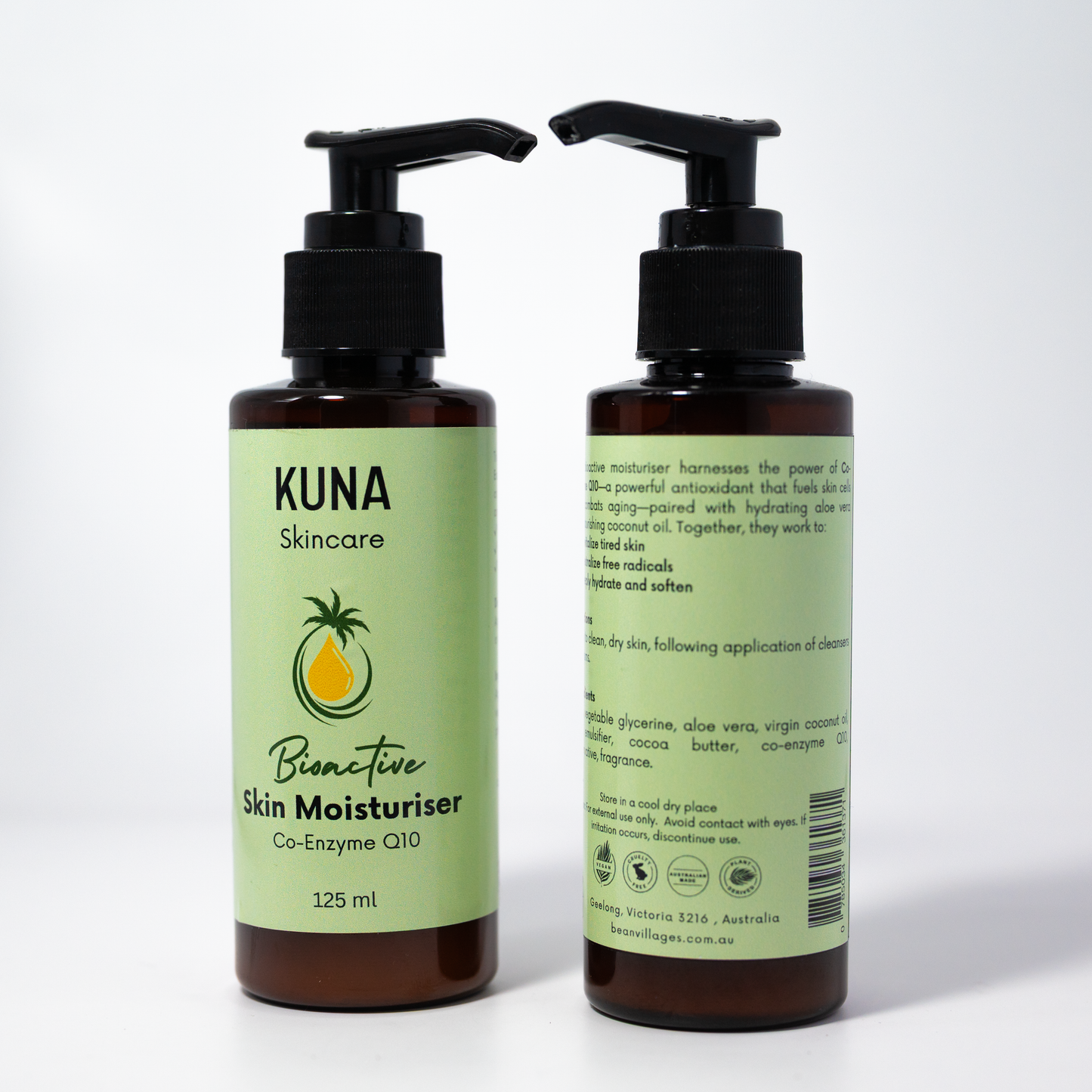 Bioactive Skin Moisturiser with Co‑Enzyme Q10 – 125 mL